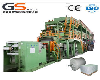China Enige de Steendocument van de Schroefextruder Productielijn voor Muurdocument Bestand Vouwen fabriek